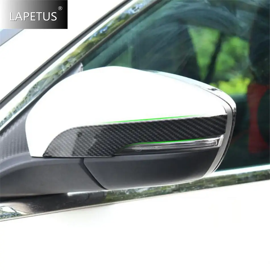 

Chrome / Carbon Fiber Side Rearview Mirror Decor Strip Streamer Cover Trim For Ford Focus MK4 / Puma 2019 - 2025 Car Accessories