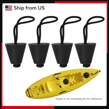4 STKS Kano Kajak Marine Boot Scupper Stopper Bung Afvoergaten Beste Universele Kajak Boot Scupper Plug Kit voor Outdoor Watersport