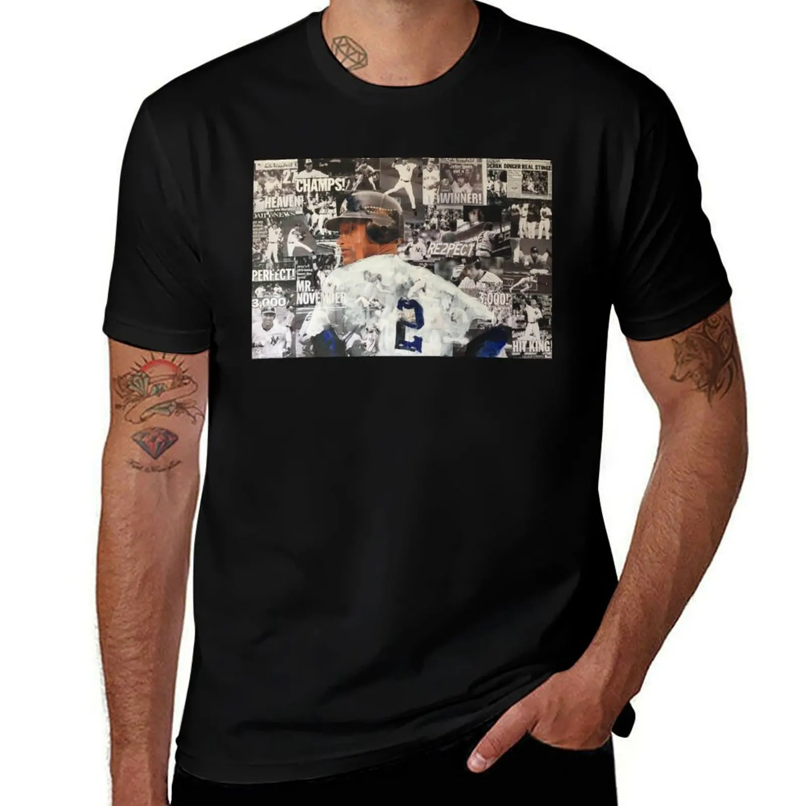 

Derek Jeter #2 T-Shirt Outdoor Working T-Shirt