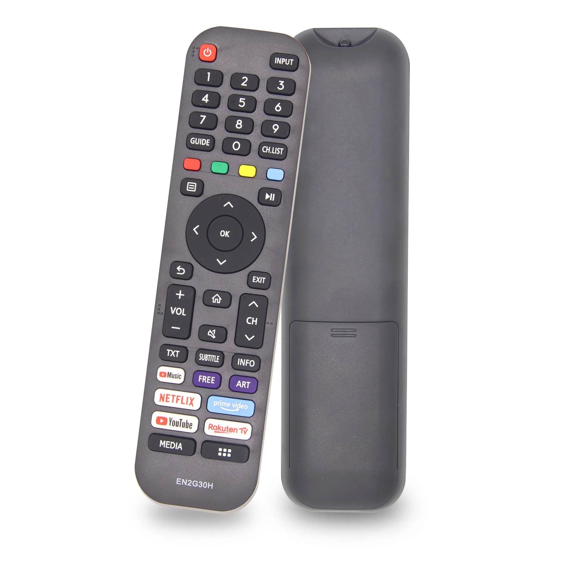 EN2G30H TV Remote Control Compatible For Hisense Smart Youtube / Nelflix /Google Player LED LCD TV Household Remote Control