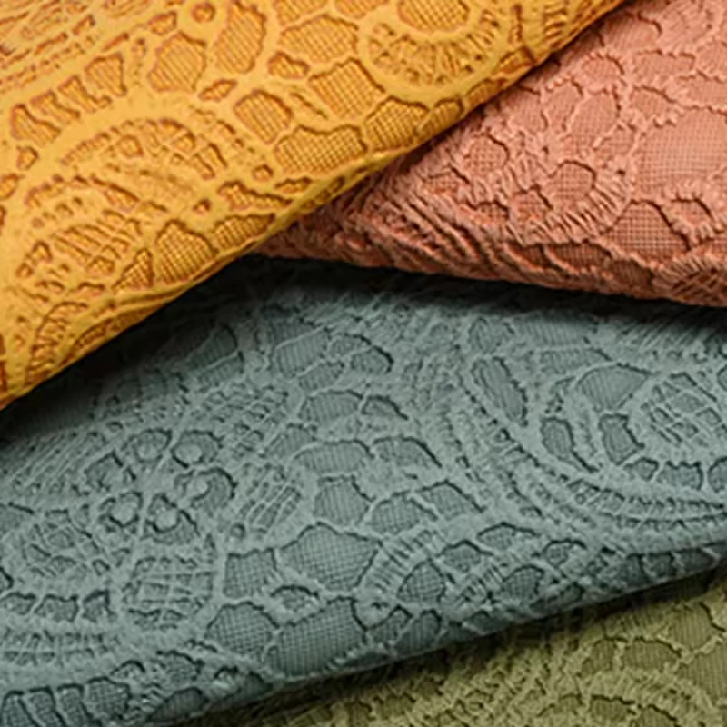 

Embossed Faux Leather Fabric for Bag Placemat Shoes Rose Flower Patterns Embossed Style Artificial Synthetic Leather
