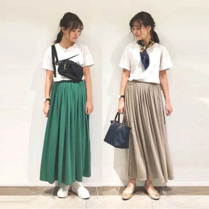 

Ele High Waist Pleated Skirt Ankle Length Slimming Value for Money Japanese Sle Vintage Fairy f Body Long Dr