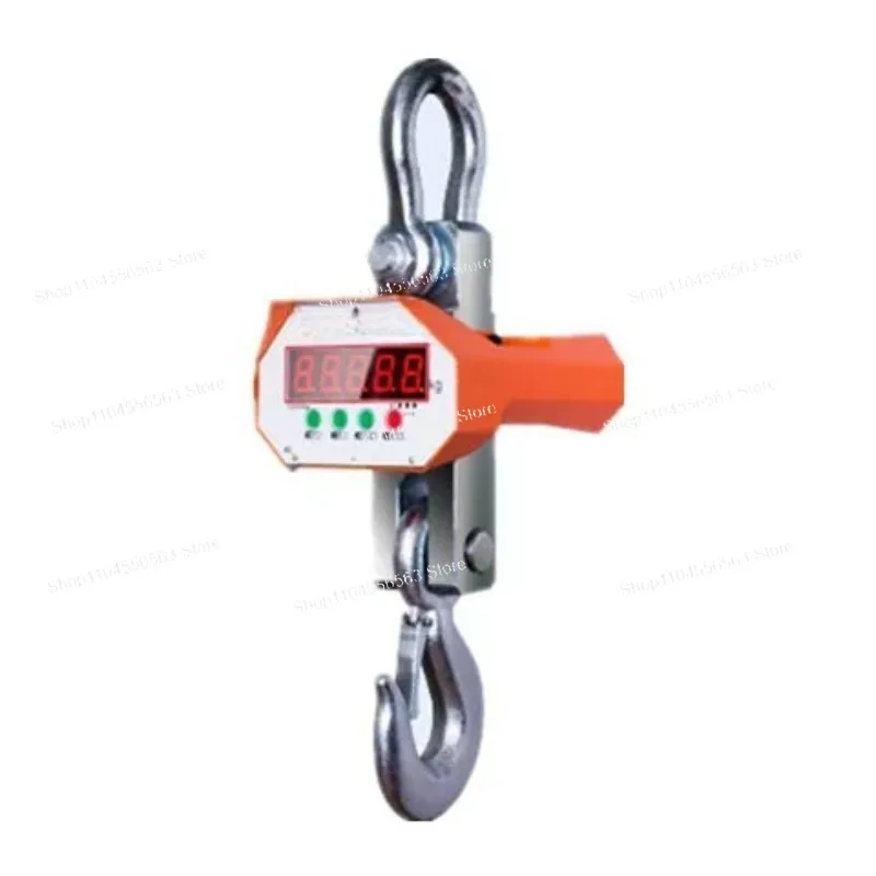 OCS-5T Electronic Hanging Scale – Steel Wireless Hook Scale for Crane, 1T/2T/3T/5T/10T Options