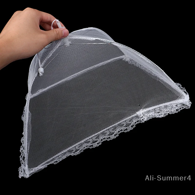 

New High Quality Mesh Foldable Anti Fly Mosquito Tent Dome Net Umbrella Picnic Protect Dish Cover