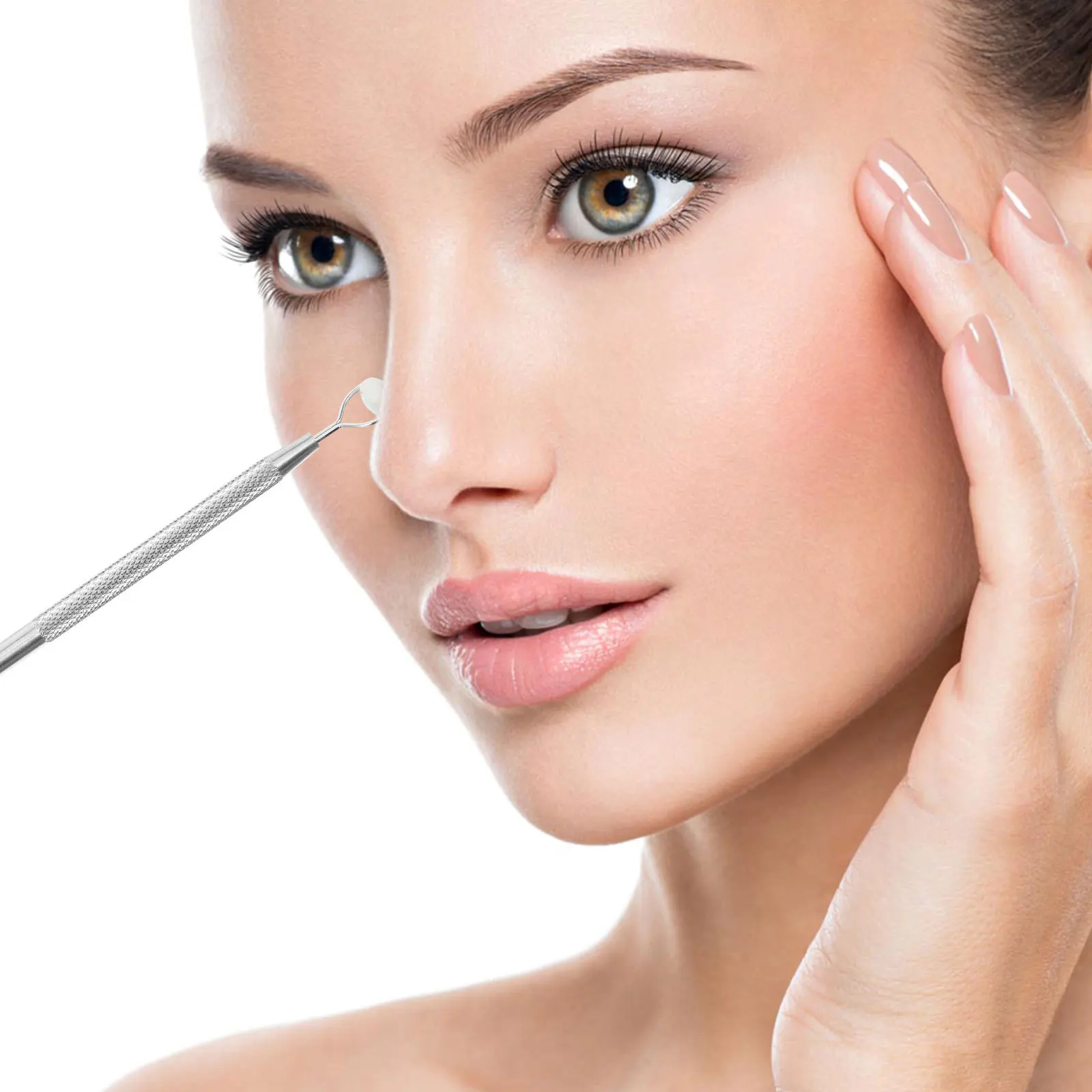 Jade Facial Massager Portable Face Sculpting Tool For Eye Fatigue Relief Smooth Skin Texture Lightweight Roller For Women