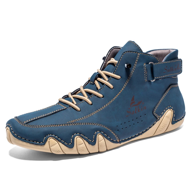 Men Hiking Shoes Men's Sneakers Shoes Labor Protection Shoes New Sports Casual Workwear Shoes Fashion Versatile Light Soft Sole
