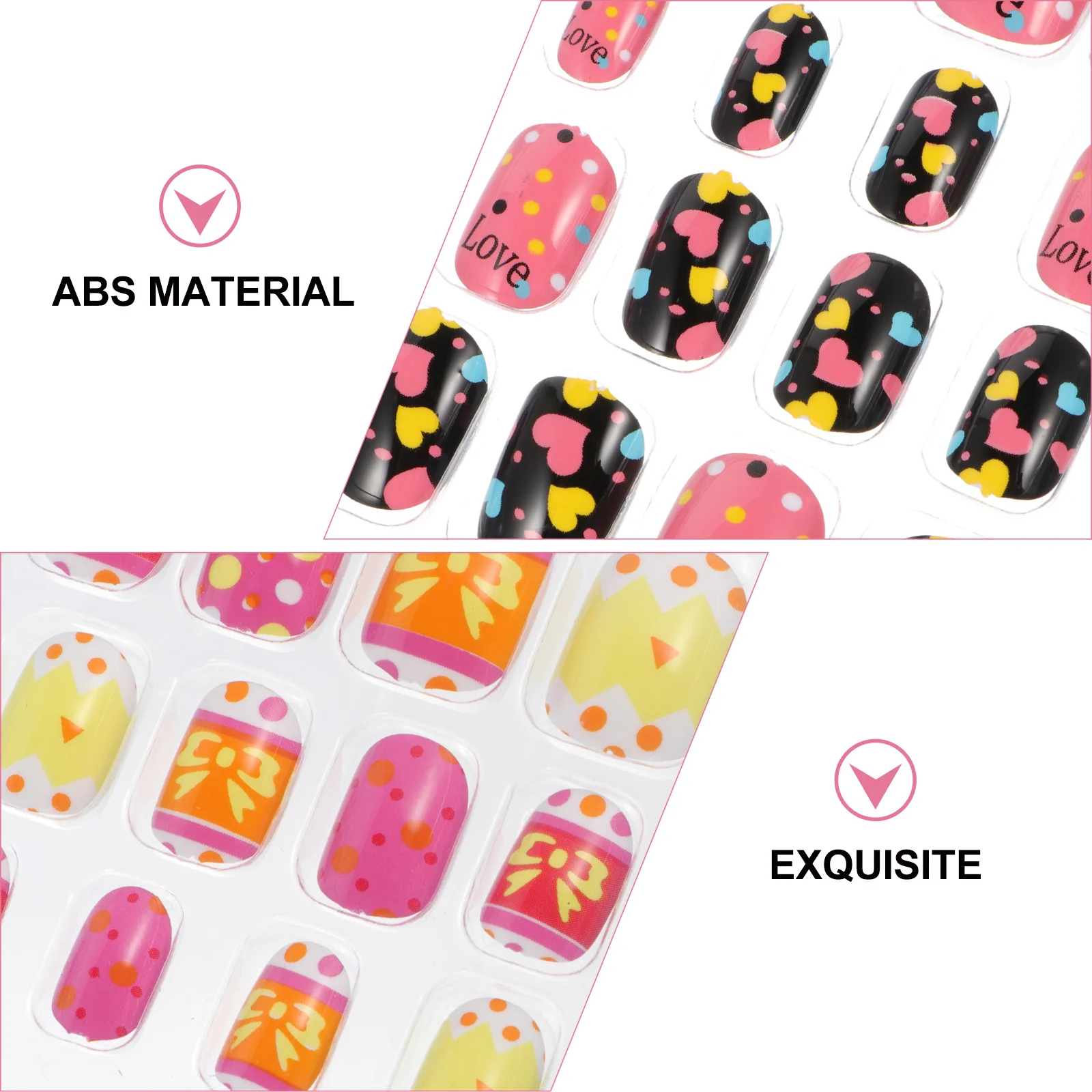 

240 Pcs/ False Nail Tips for Full Cover Fake Nails Press on 's Wearable