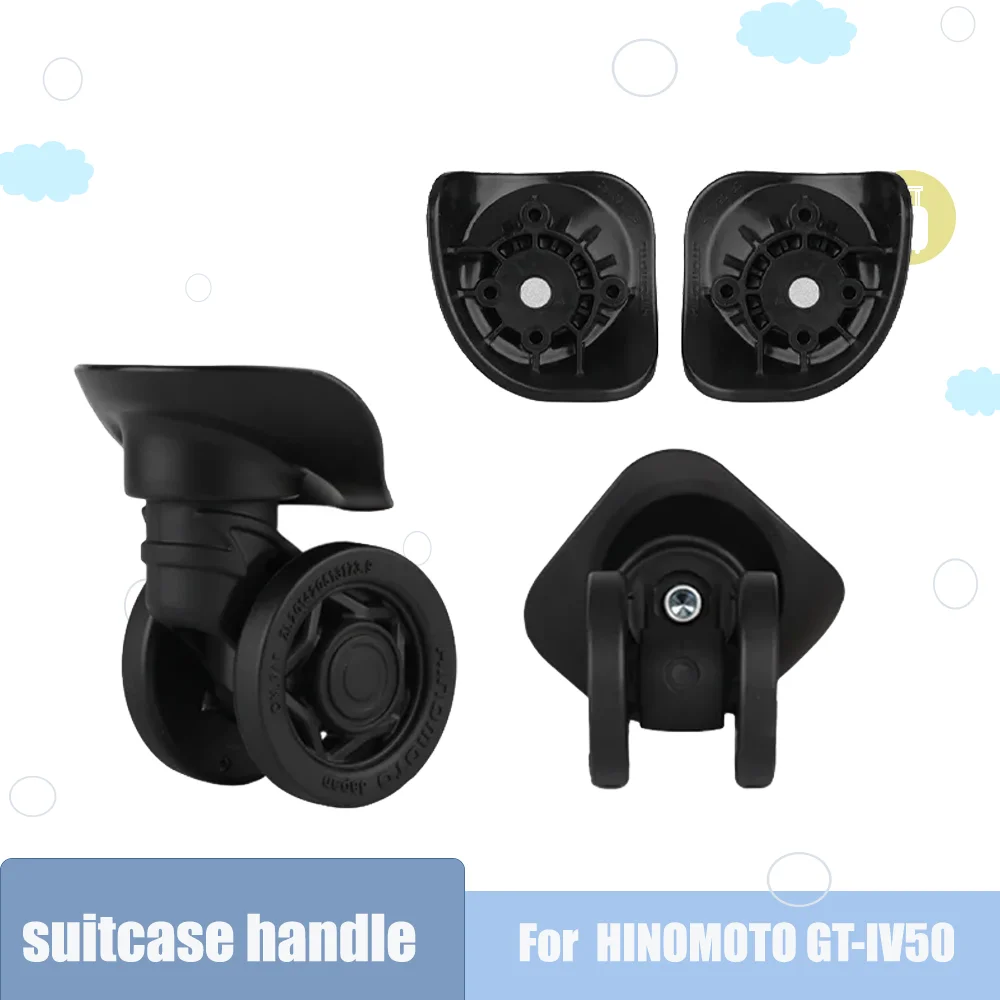 For HINOMOTO GT-IV50 Durable Universal Replacement Luggage Spinner Caster Wheels Repair Kit For Suitcase Bag with Silent Bearing