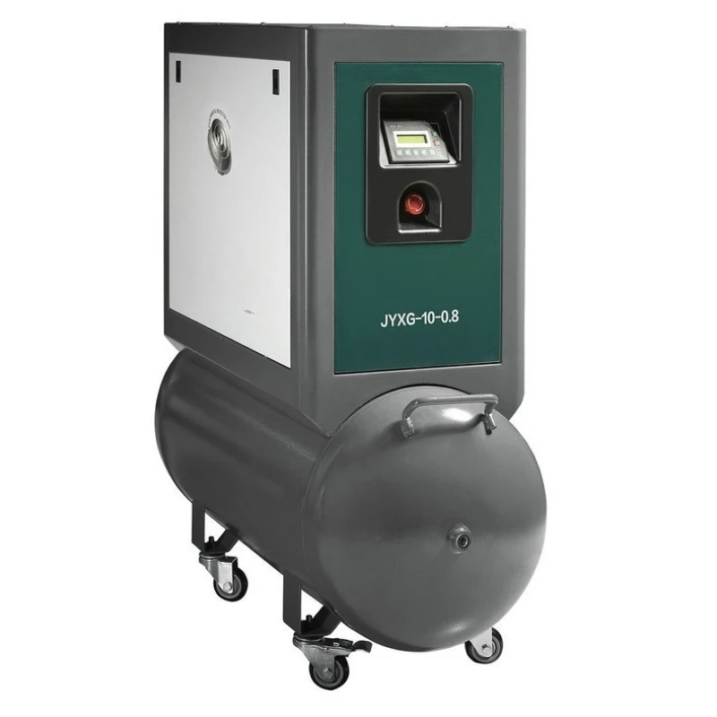 Low noise scroll air compressor, movable scroll air compressor