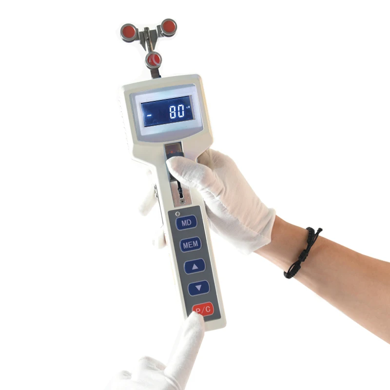 مقياس التوتر الرقمي المحمول 220 فولت لكابل الأسلاك الفولاذية والحبل ضمان لمدة سنة واحدة للطاقة الإلكترونية