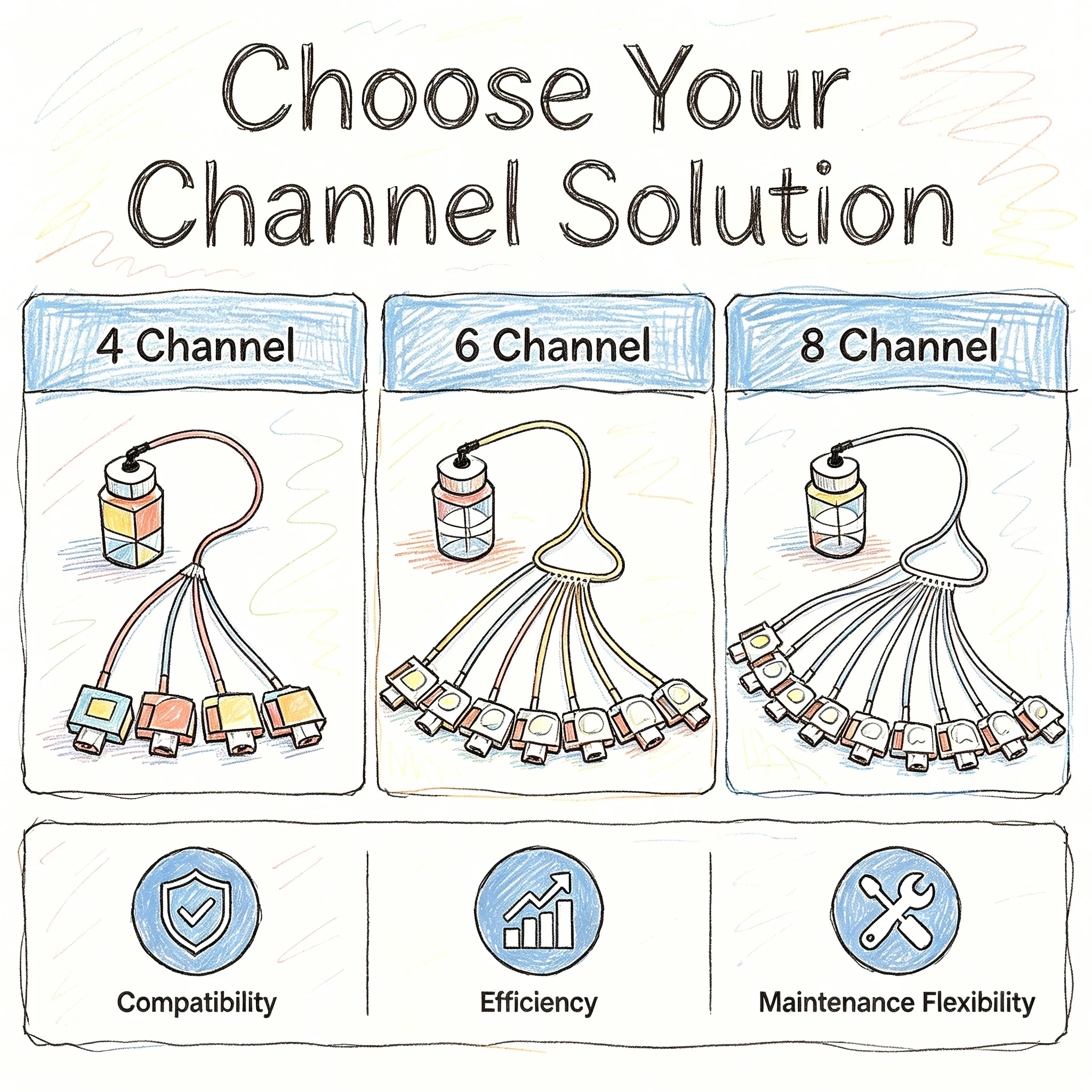 4 6 8 Channel Printhead Cleaning Humidifying Kit No-Remove 100ML for DTF DTG UV Printer I3200 I1600 DX5 Unclog Maintenance Tool