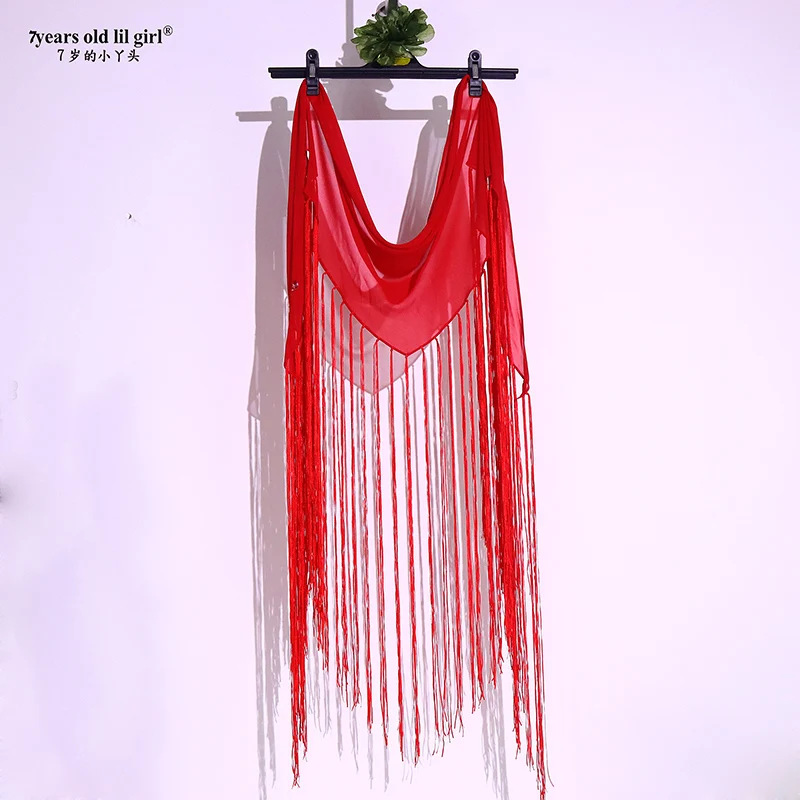 Chusta flamenco z frędzlami Show 2021 Nowość CBD64