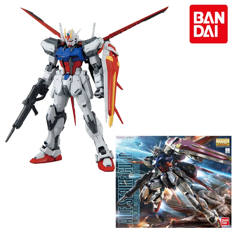 

Оригинальная мерная фигурка Bandai, MG 168 1/100 RM HD, Aile Strike Gundam, эффекты аниме, фигурки, модификация модели, игрушки