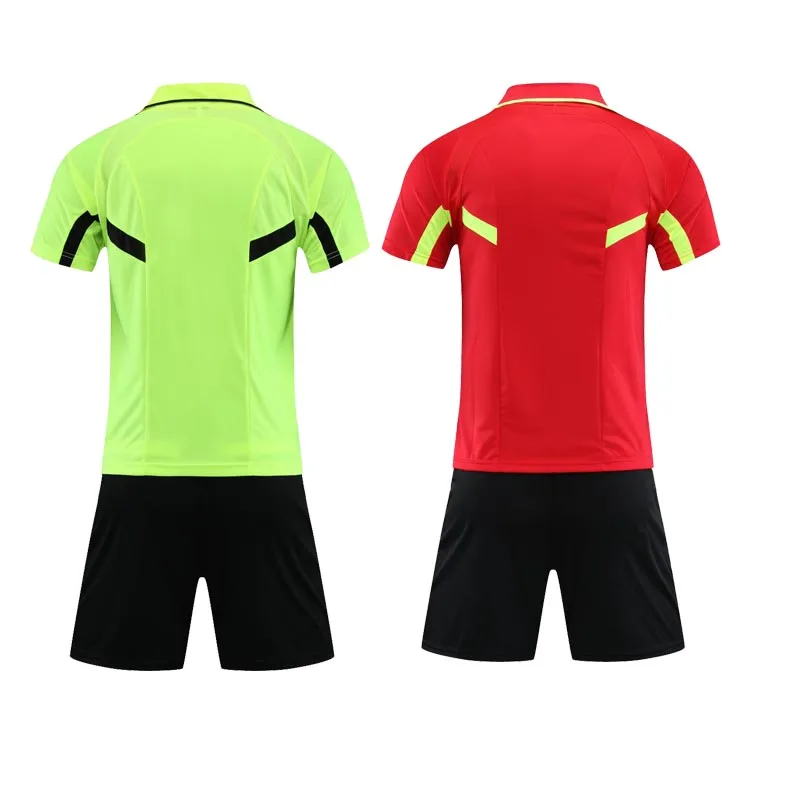 2024 new football uniform referee suit brand jersey short sleeve shorts summer training clothing custom wholesale free delivery