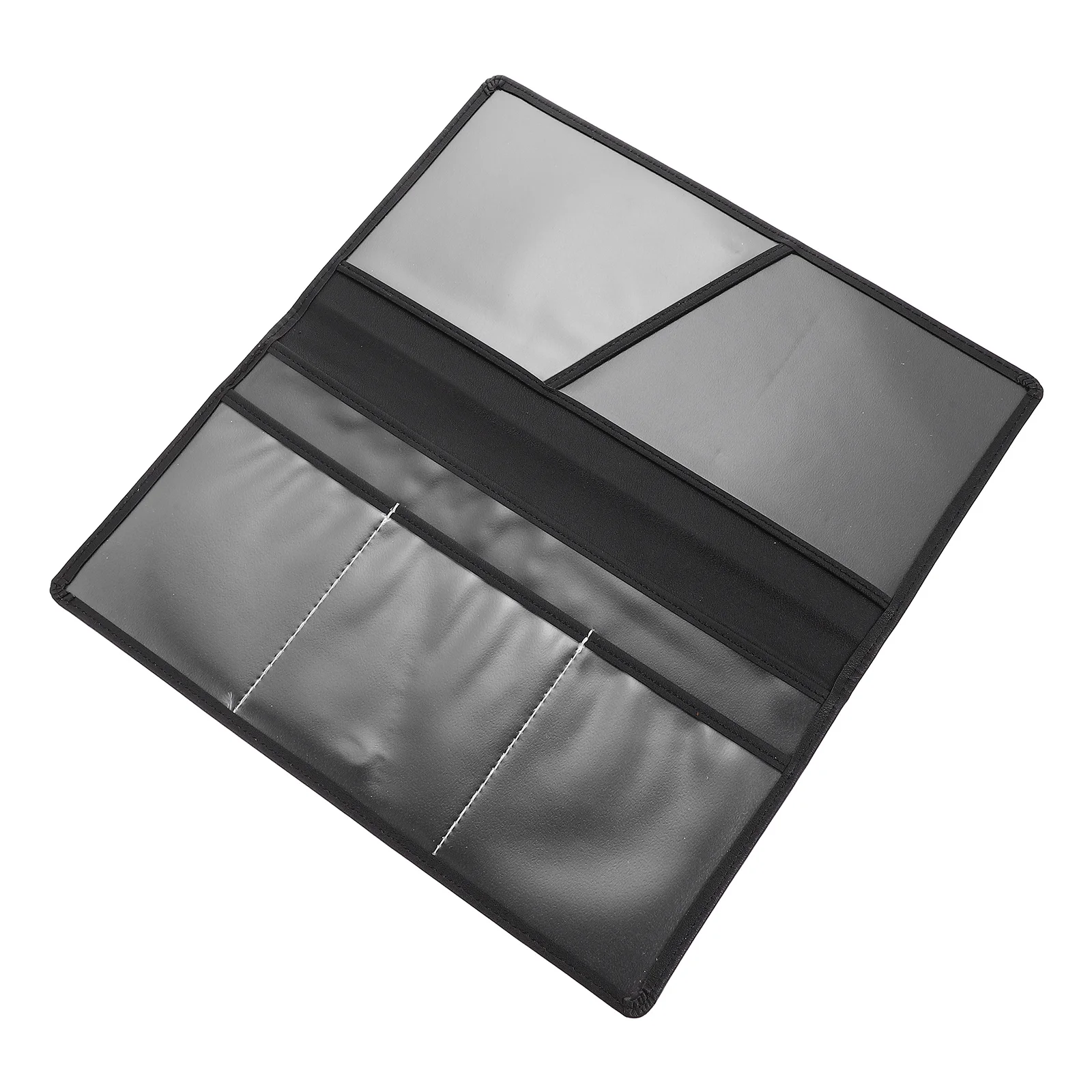 1pc seguro documento titular para cartões de viagem de negócios pacote armazenamento saco cartões pacote banco saco id manga