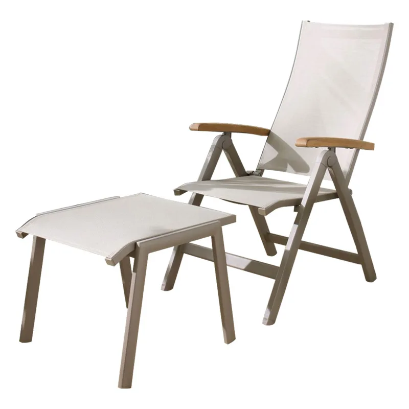 

Folding recliner adjustable portable autumn and winter outdoor leisure beach chair aluminum alloy siesta siesta