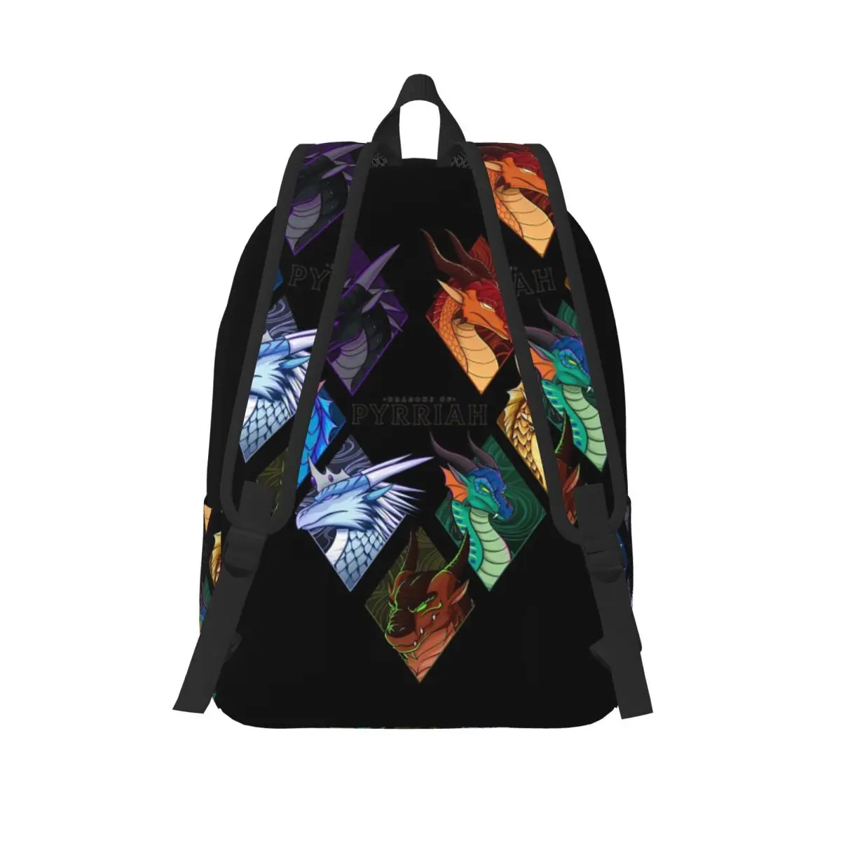 Dragons Of Pyrriah Student Backpack School Bag Hiking Travel Daypack for Men Women Fashion Bookbag Shoulder Bags