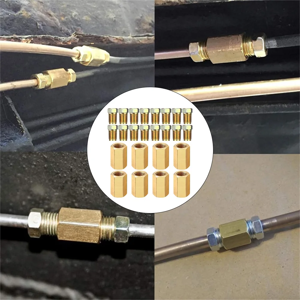 

Multiple Fittings For Mechanics Brake Hose Fitting Kit Hydraulic Repair Kit 3 16 Brake Fittings Complete Fitting Kit