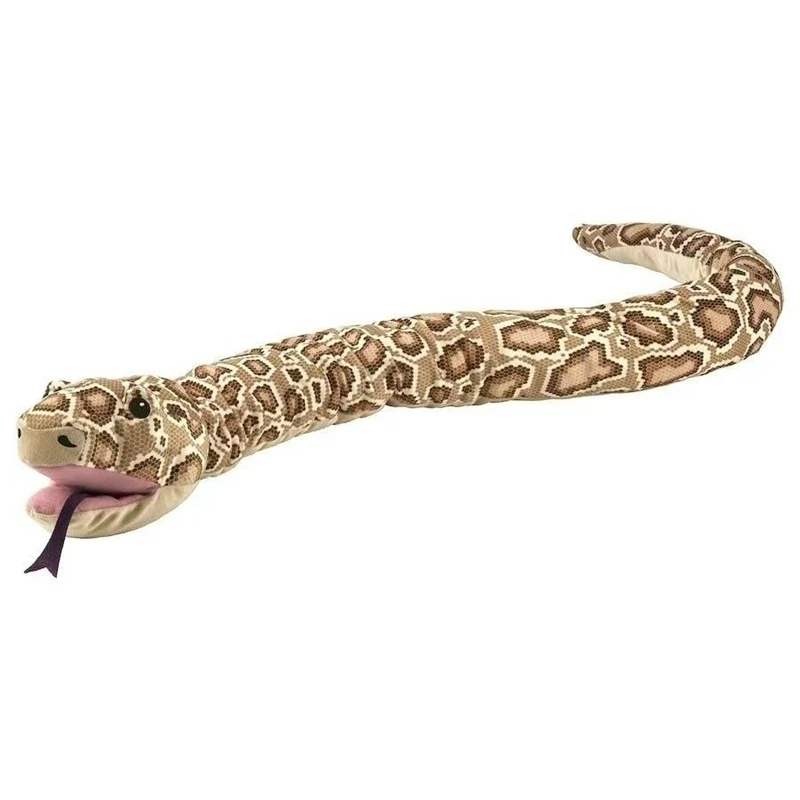 100cm Super Cute Hand-held Plush Toy with a Realistic and Funny Python Animal Doll as a Birthday and Christmas Gift for Children