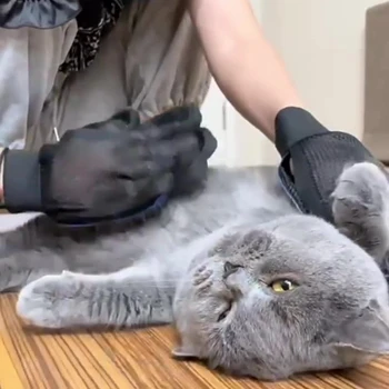 Silicone Pet Grooming Gloves 6
