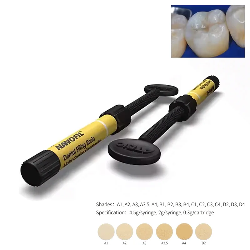 Dental Filling Resin Cavity Filling Resin Material for Filling Cavities Front Teeth Cover Simulated Missing Teeth Crown