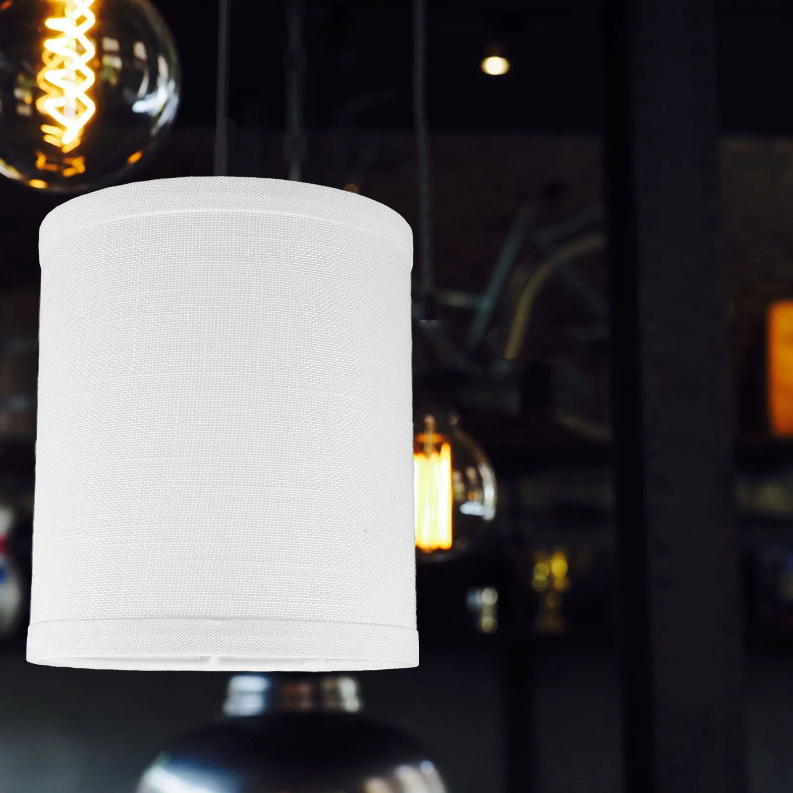 

Lamp Shade Lampshades for Table Light Covers Lighting Desk Large Unique Metal Fabric Drum Floor