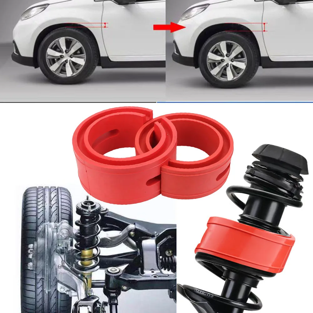 Rubber Power Cushion for Type F Automotive Coil Springs Supporting Consistent Compression Characteristics Over