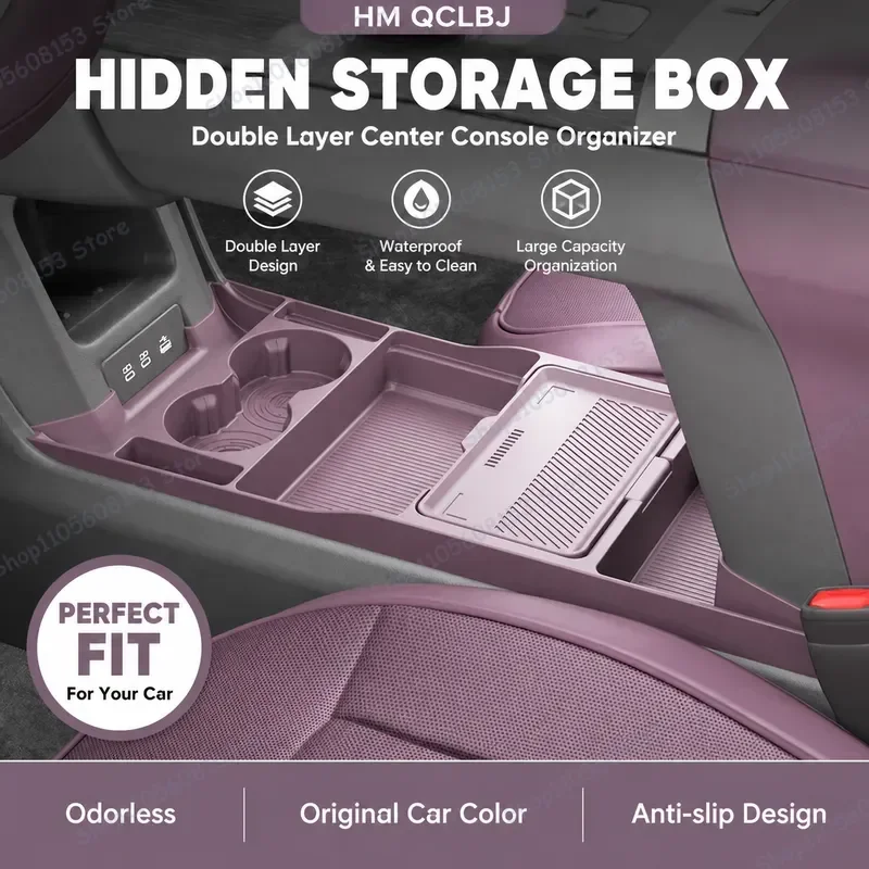 

For ICAR V27 Central Control Storage Box Multi Function Glasses Storage Box Car Accessories for Auto Modification and Vehicle