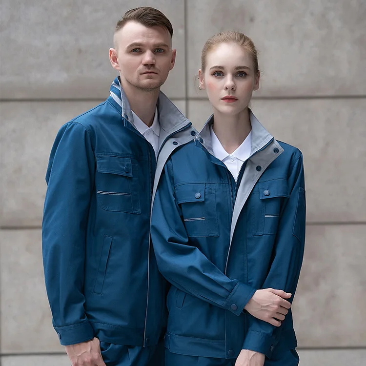 Unisex Working Uniform Warehouse Garage Company Garment Factory Workshop Electric Mechanic Welding Clothes Protective Suit