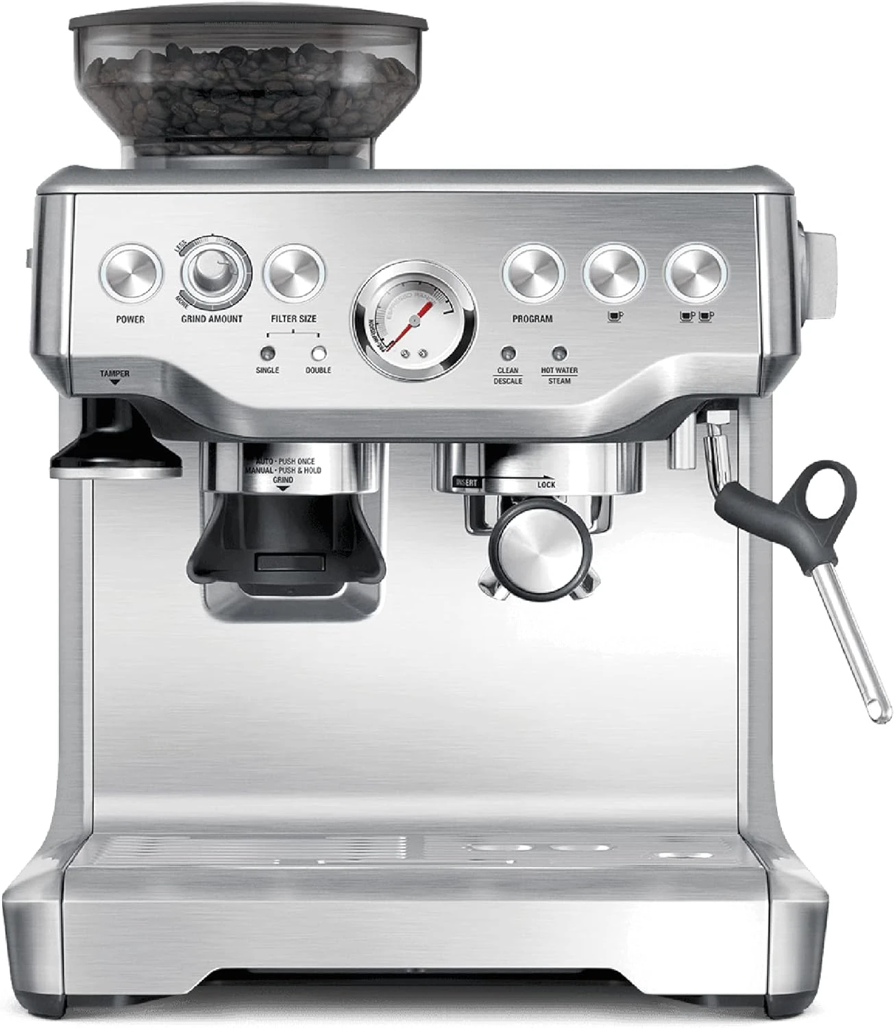 

Espresso Machine, One Size, Brushed Stainless Steel