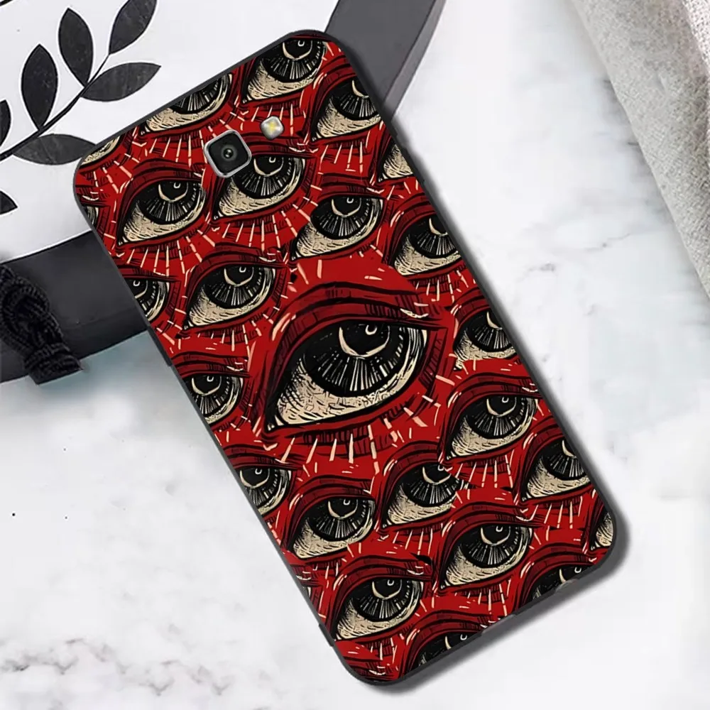 Scary Face Eyes Phone Case For Samsung J 7 Plus 7core J7 Neo J6 Plus Prime J6 J4 J5 Mobile Cover