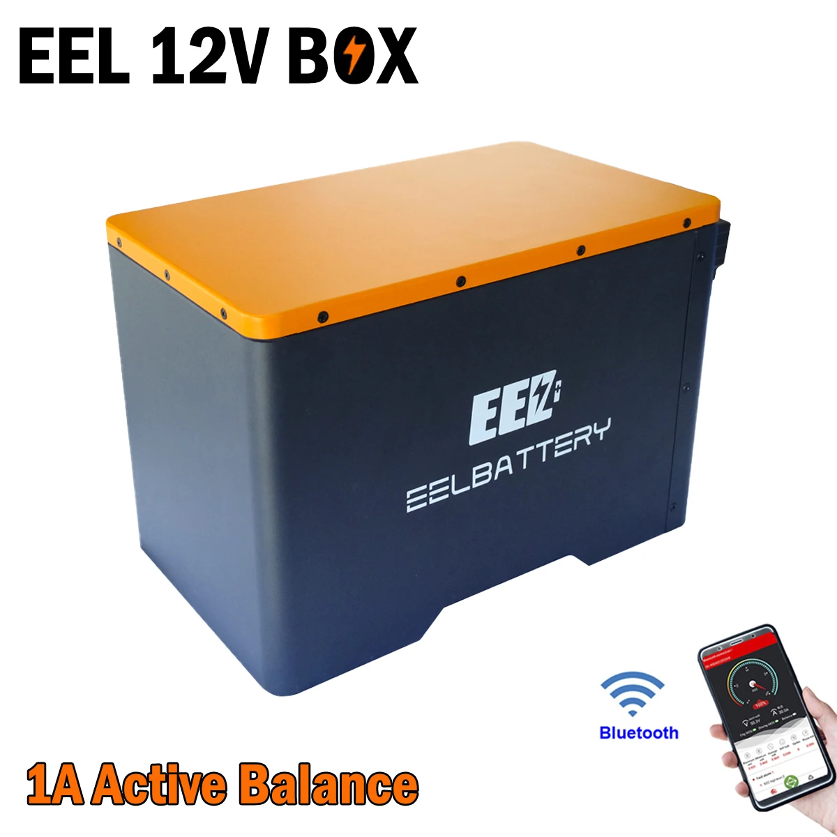 

EEL 12V Battery Box Server Rack DIY Solar Energy Storage LiFePO4 12V 230Ah 280Ah Batterie Case Camping Power Bank 4S 200A BMS BT