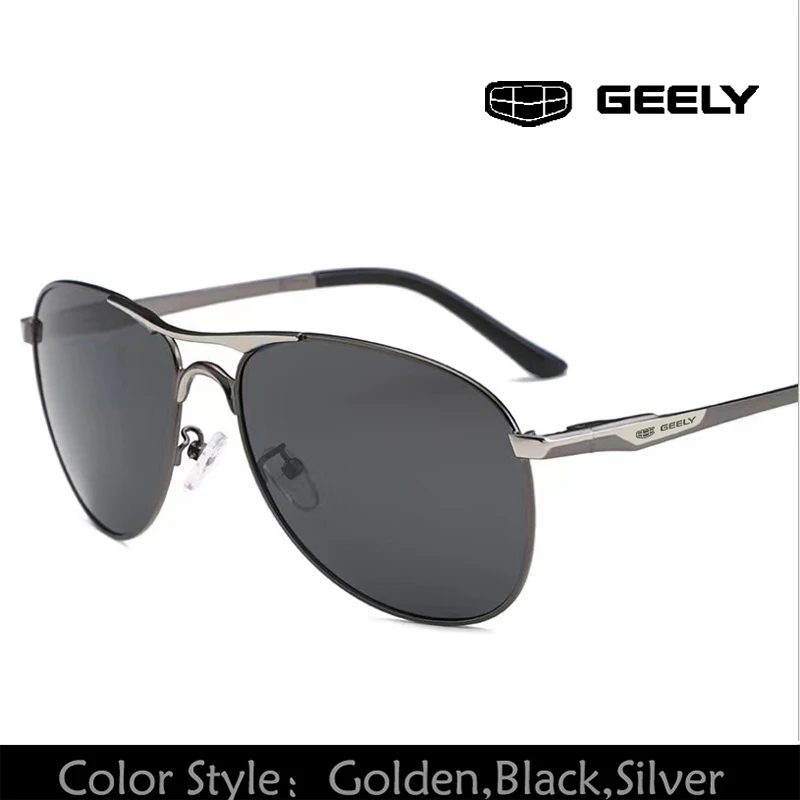 Luxury Pilot Polarized Sunglasses Men Women Driving Fishing Retro Sun Glasses for Geely Geometry C Coolray Tugella Gx3 Panda