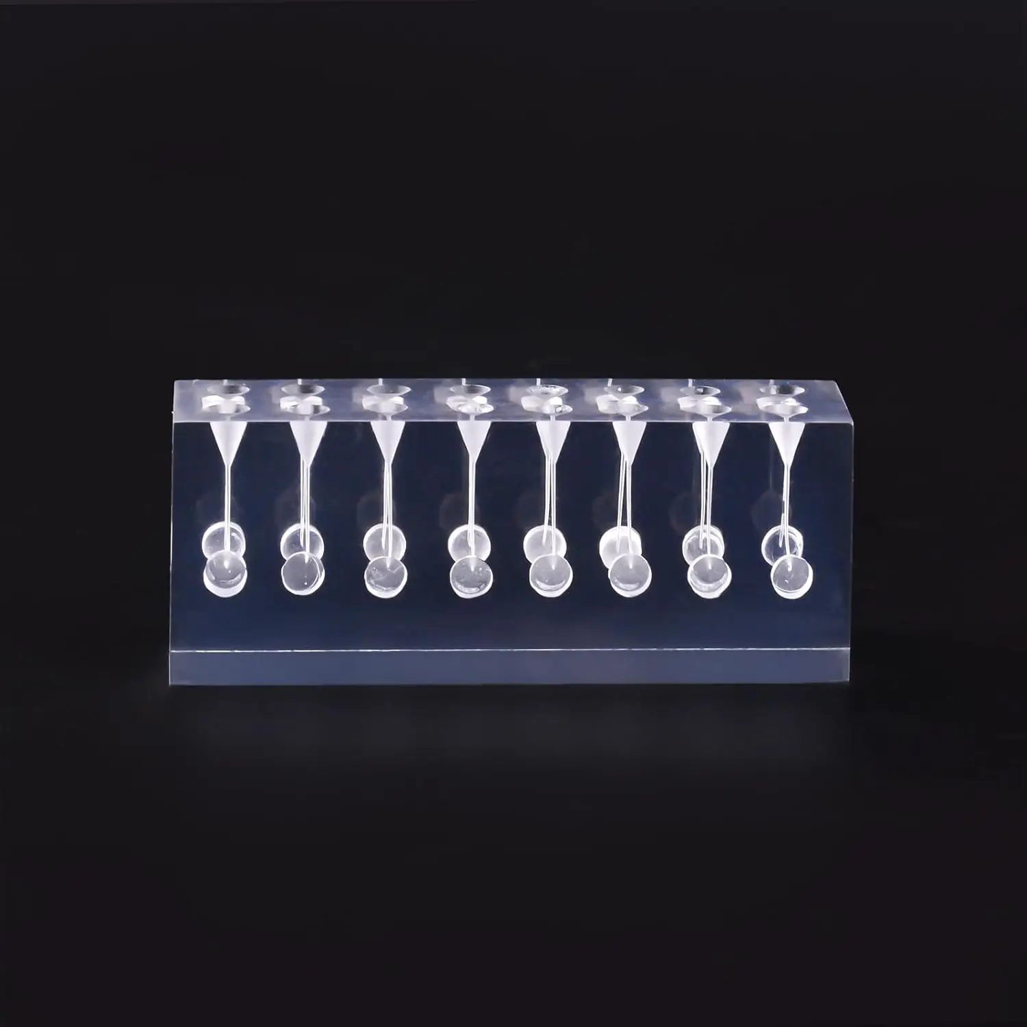 Ultrassist Dental Endodontic Root Canal 16PCS Model Clear Resin RCT Train Block Pulp Cavity Endo Teeth Study for Medical Student