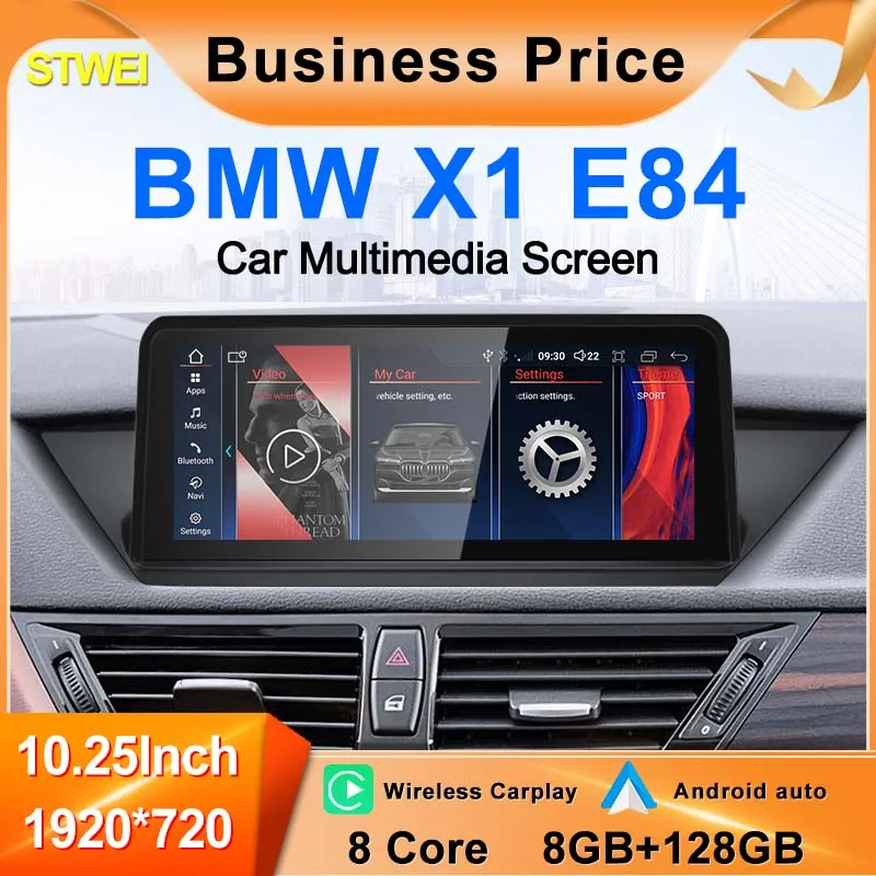 

2024 New ID6 ID7 ID8 UI Android System Wireless Carplay AUTO For BMW X1 E84 2012 2013 years GPS NAVI Car Video Players GPS NAVI