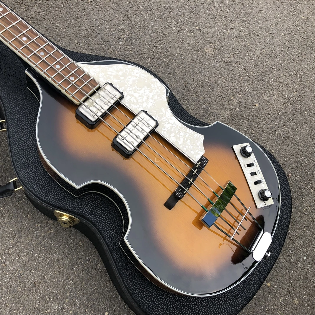 Classic HOFNER, Violin Bass, Four String Guitar, Professional Solid Wood, Free Delivery to Home