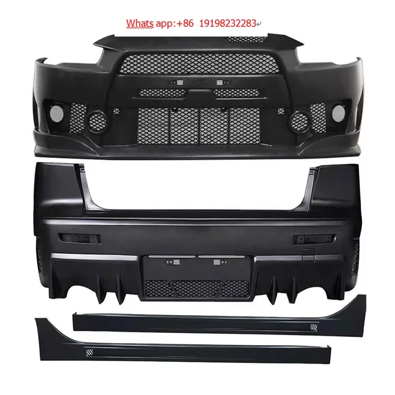 

Factory direct Car bumper For Mitsubishi Lancer 2009-2015 Upgrade FQ Style Front bumper Rear bumper Side skirt other accessories