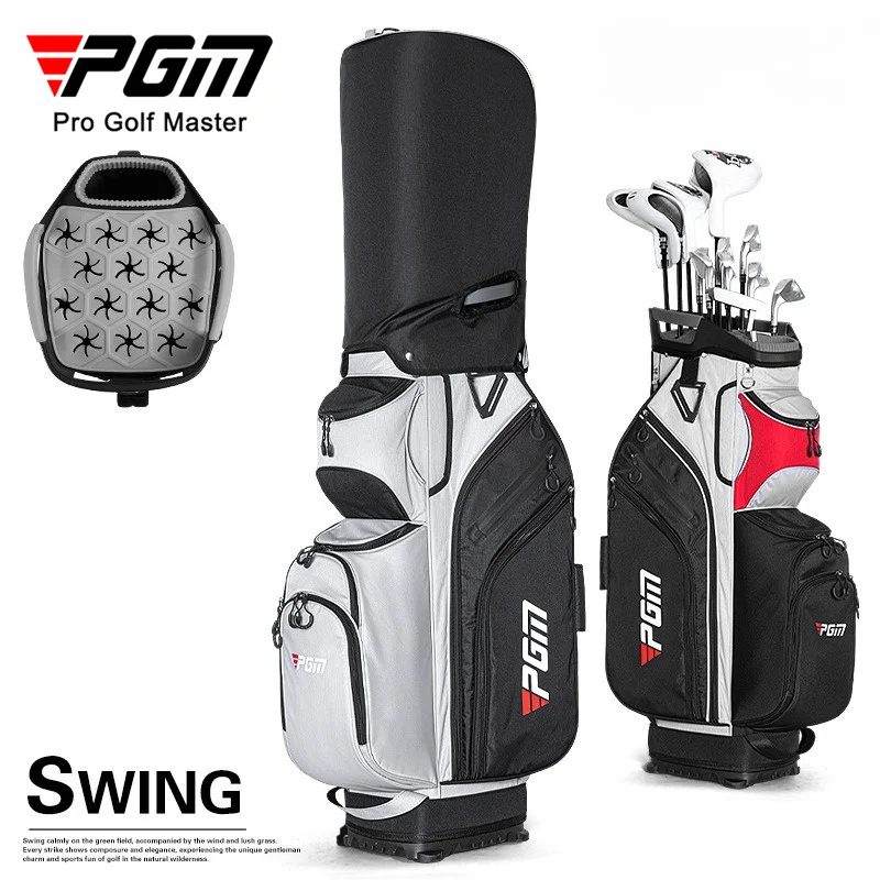PGM Golf Bags Multi Functional Fixed Club Stand Portable Travel Standard Golf Bag QB195
