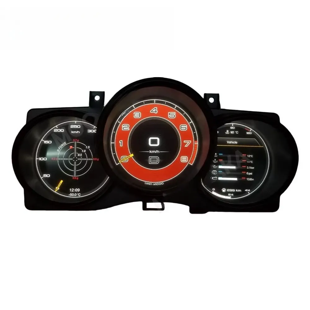 Latest Linux Upgrade Car Digital Dashboard  for  Macan 2010-2017 LCD Speedometer Gauge Instrument Cluster HD Display