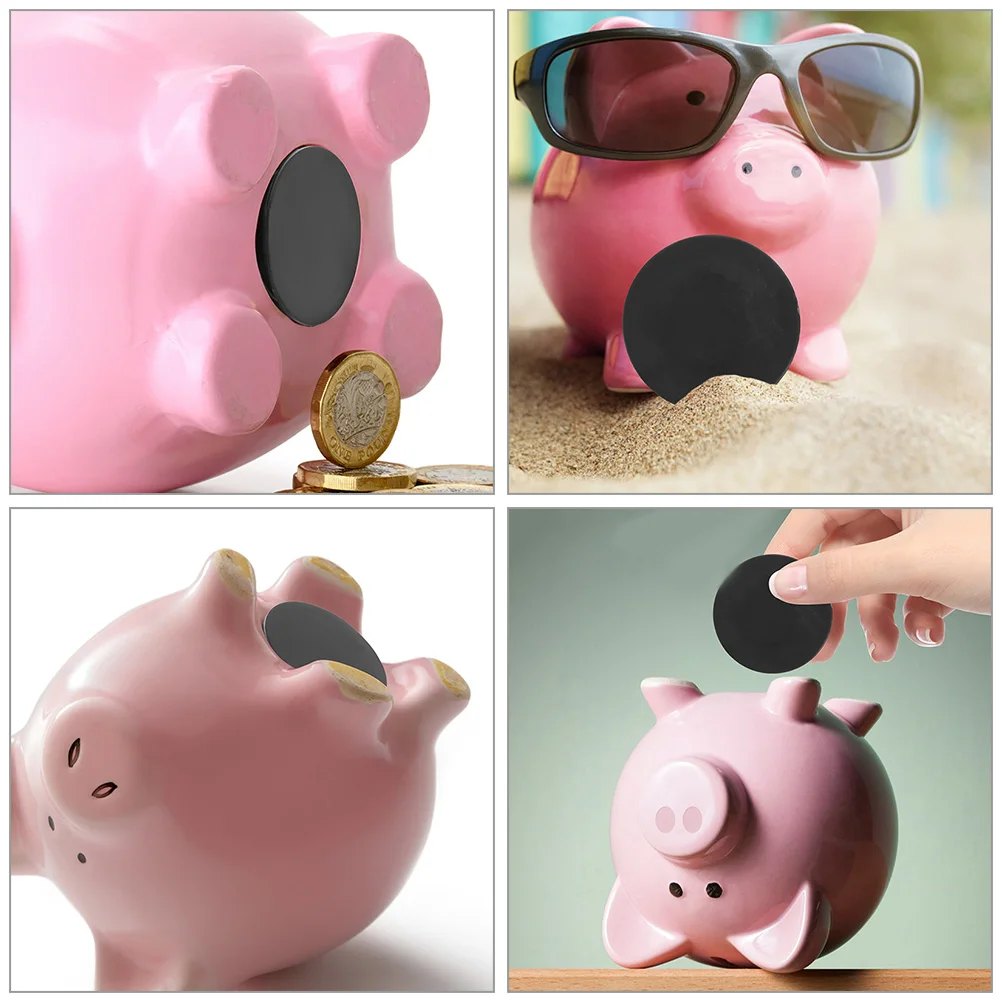 

10pcs Round Rubber Stopper Plugs 26mm 25mm 30mm 32mm 38mm Black Piggy Bank Plug Covers Sealing Pads Assorted Sizes Reusable