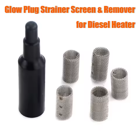 5pcs Glow Plug Strainer Screen Filter &amp; Remover Tool Atomizer Felts Air Diesel Heater for Car Truck Camper Caravan