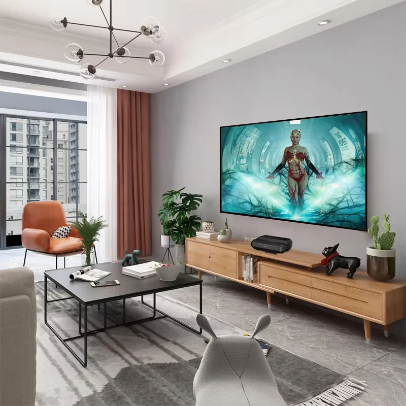 2026 NEW ALR T Prism UST Ultra Short Throw Projector Screen Ambient Light Rejecting Projection Curtain 3D 4K 8K Support