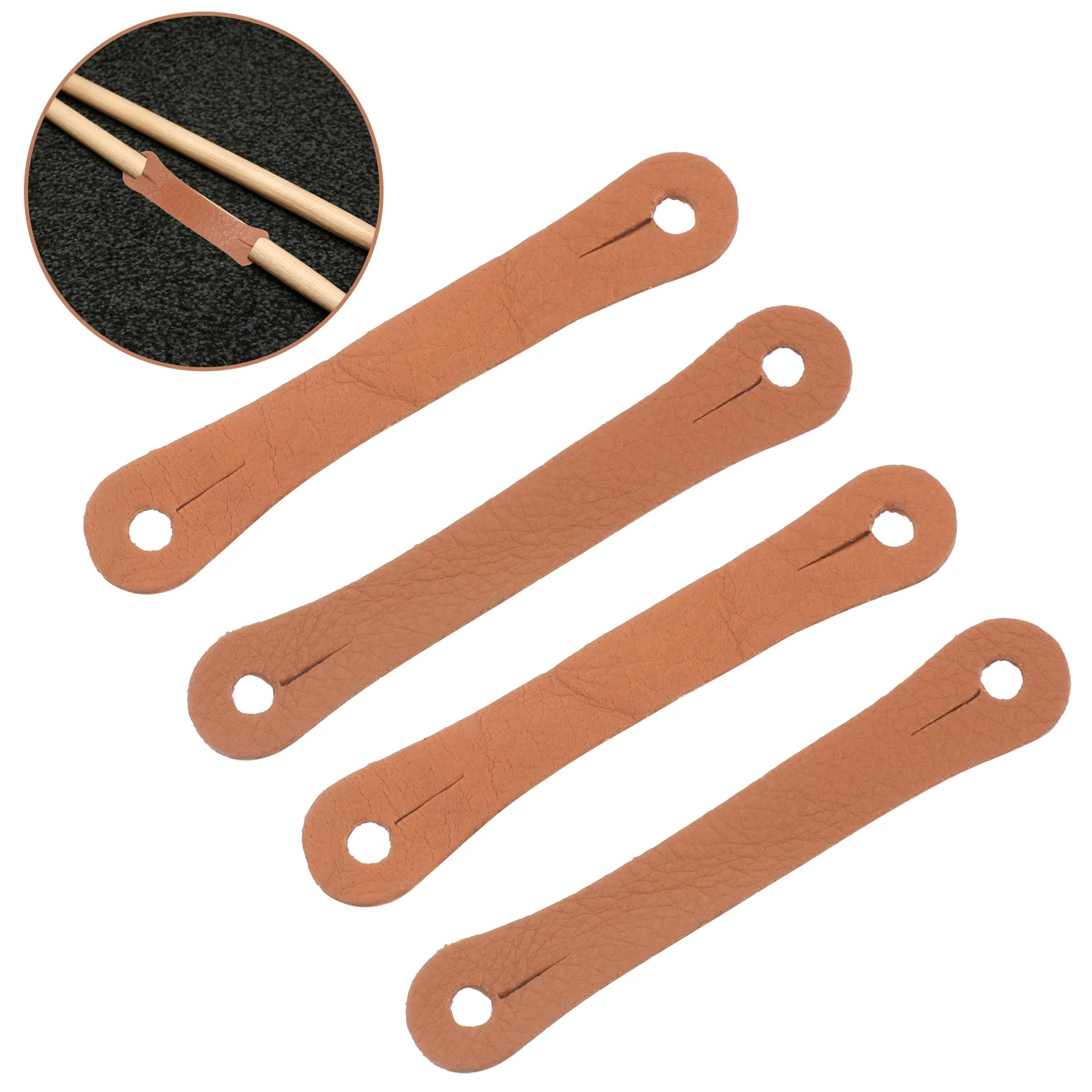 4 Pcs Drum Stick Control Auxiliary Kit Beginner Drummer Type Corrector Anti-slip Fixed Sleeve Drumstick Key Dampeners Clip