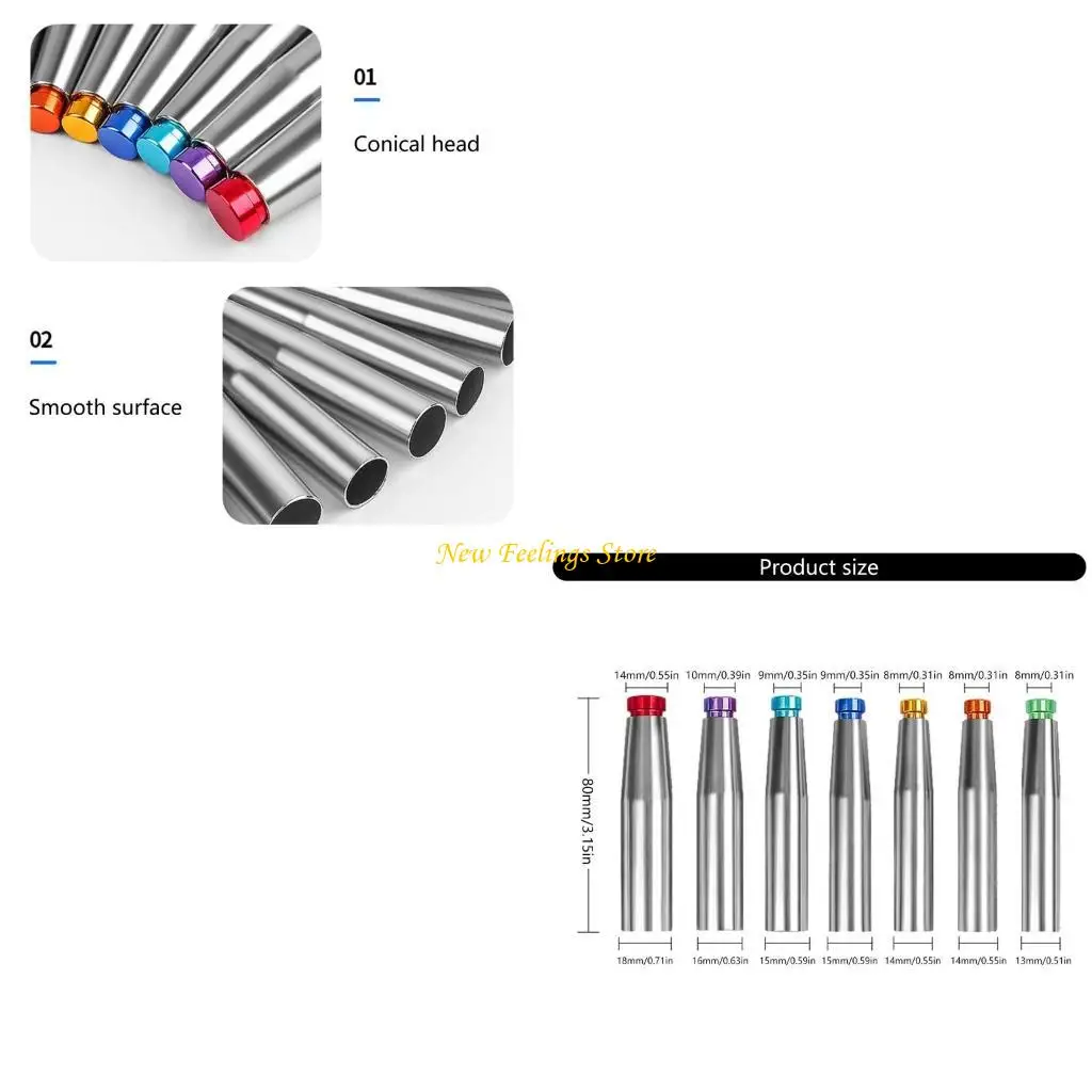 

J6BF Efficient 7 Piece Car Air Conditioning Compressor Oil Seal/Shaft Seal Removal Installer Suitable for Various Models