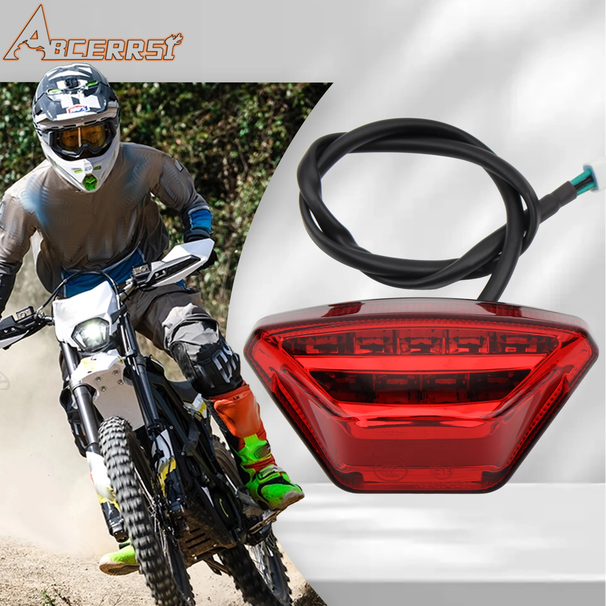 

ATV UTV 2023 Motorcycle Taillight Electric Bike Rear Lamp Light Spare For Surron Ultra Bee Electric Bike Motocross Accessories