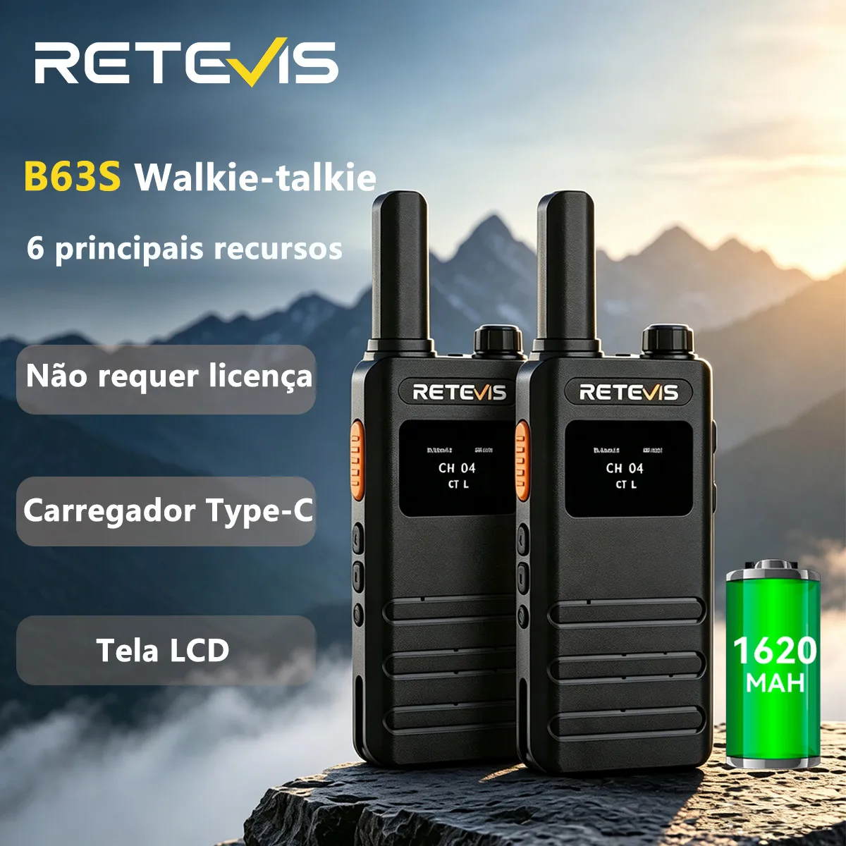 retevis-b63s-3a-gen-rt622-walkie-talkie-2-pezzi-con-schermo-lcd-ultra-sottile-senza-licenza-tipo-c-per-radio-di-comunicazione
