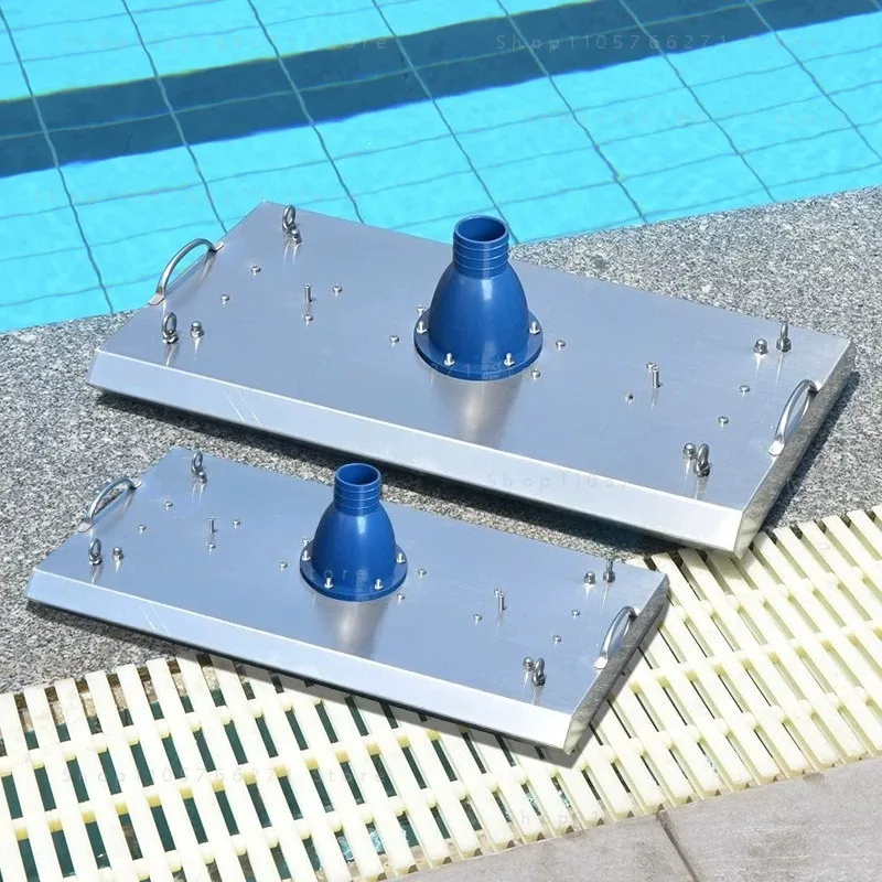 Swimming pool stainless steel suction head swimming pool suction head swimming pool suction tray with check valve,