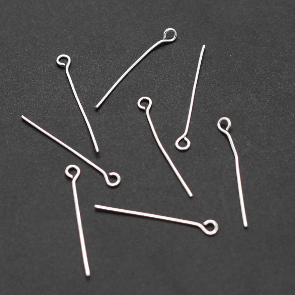 

200 Pcs Connecting Ring Jewelry Open Eye Pins Stainless Steel 5x04x01cm DIY Supplies Making Accessories Strong Durability