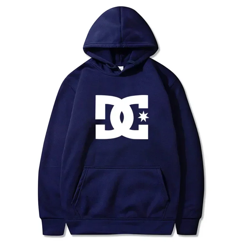 New Autumn Winter Fashion Hoody Letter Printed Trend Brand Men's Hoodies Sweatshirts Plus Fleece Pullover Hip Hop Streetwear
