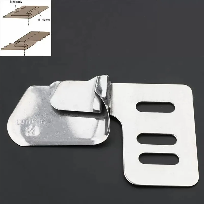 DY416 Sleeve attaching-double Needle Operation Binder for Industrail Double Needle Chain Stitch Sewing Machine Sleeve Patchwork